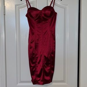 Blashe Red Spaghetti Dress